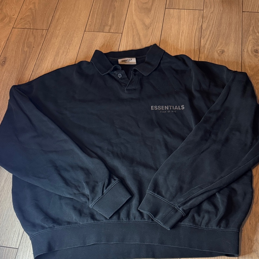 Fear of God Essentials long sleeve polo men’s